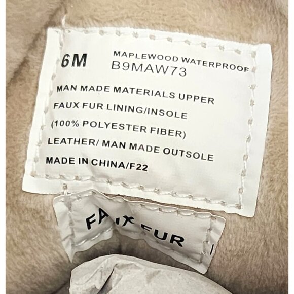 JBU Fall 2022 Navy/Tan Maplewood Waterproof Women’s Boots Size 6M – Stylish - Picture 7 of 16